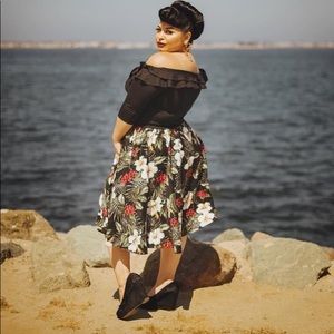 Hell Bunny Vixen Circle Skirt